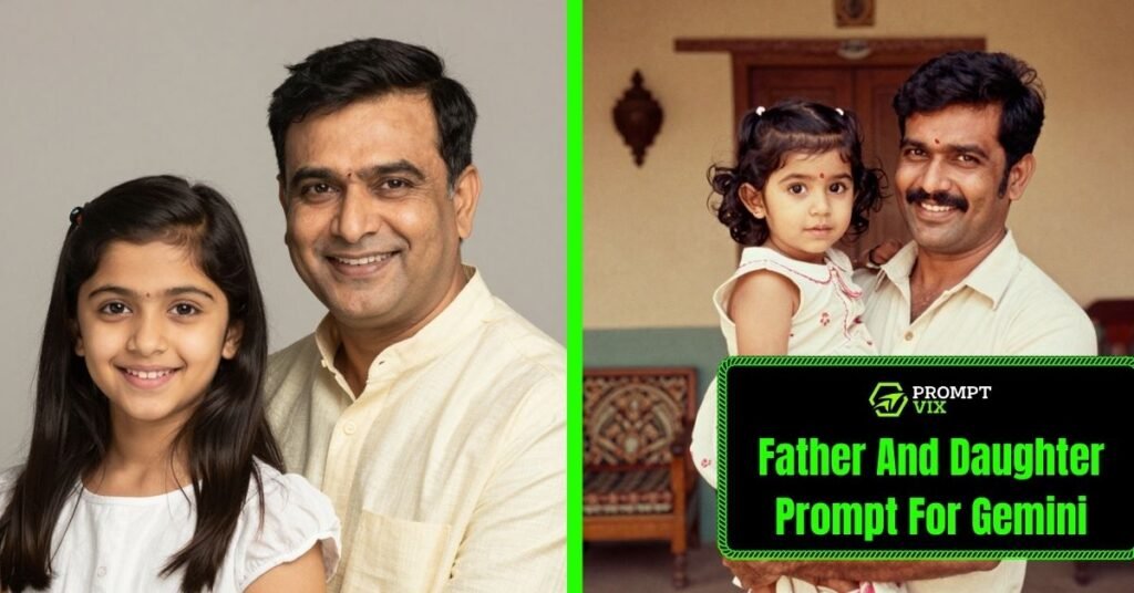 Prompt for Gemini AI Father and Daughter Photo | Father and Daughter Prompt for Gemini