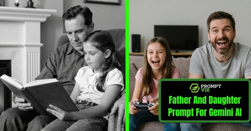 Father And Daughter Prompt For Gemini AI: (Family Photo Prompts Included)