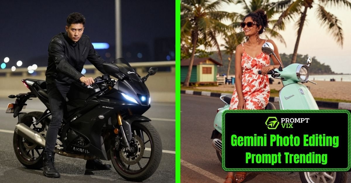 Gemini Photo Editing Prompt Trending For Bike Lovers