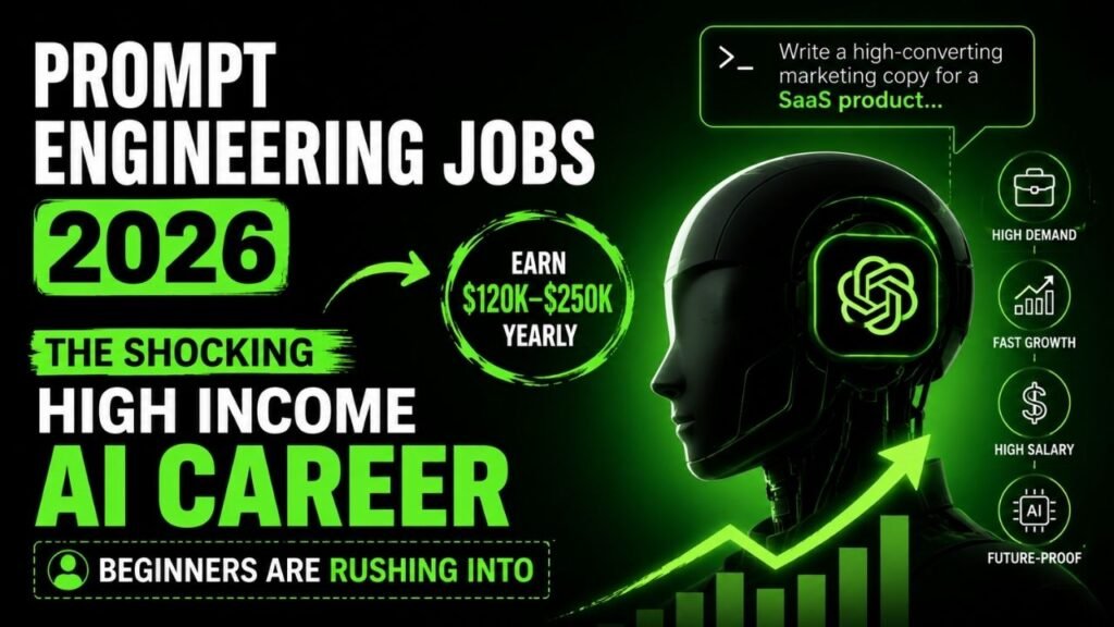 Prompt Engineering Jobs 2026: The Shocking High Income AI Career Beginners Are Rushing Into 